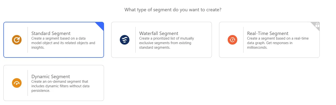 Segment Types in Data 360