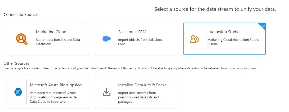 Marketing Cloud Personalization - Data Cloud Data Stream ingestion